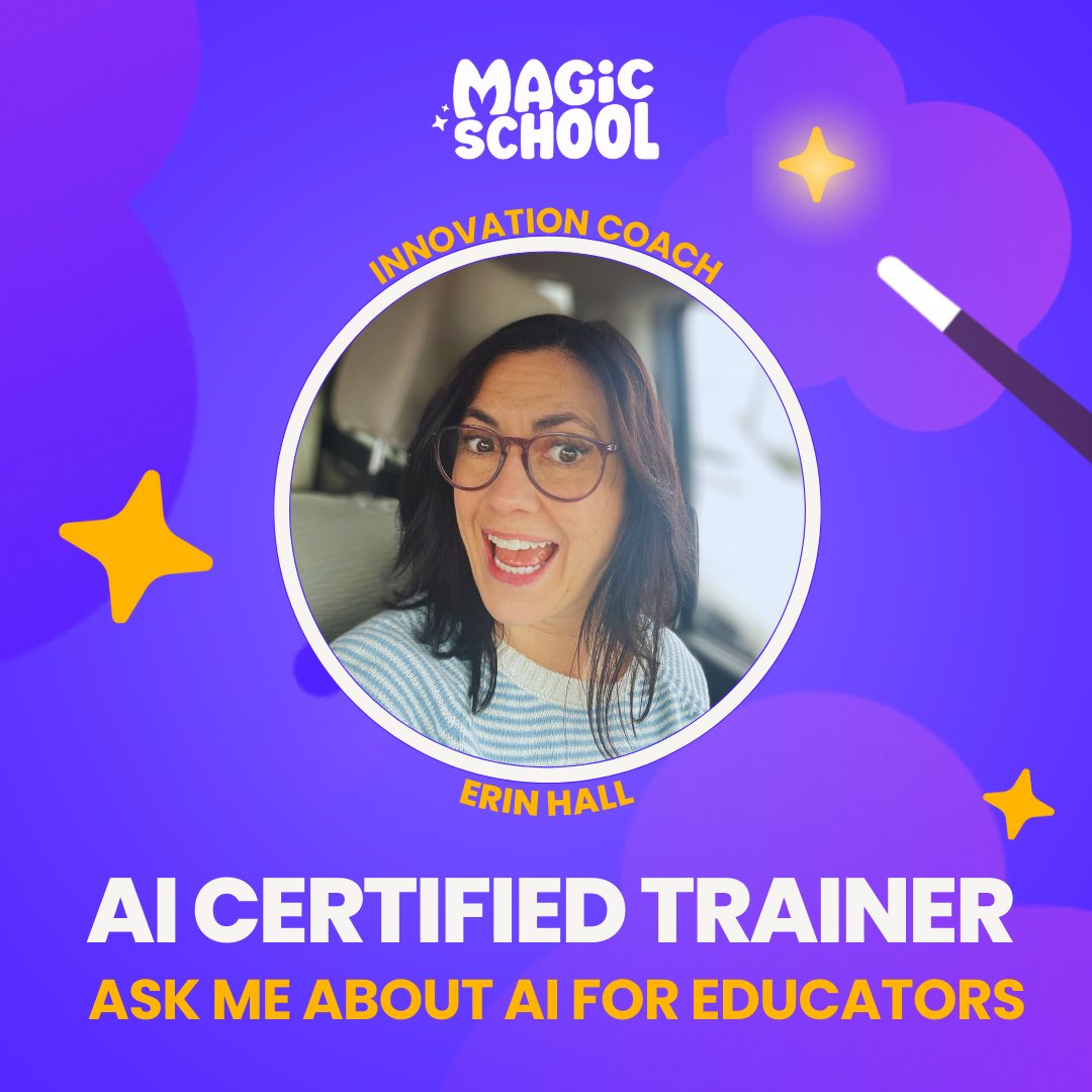 Excited to announce I'm now Magic School AI certified! Blending the latest AI technology with traditional learning to create captivating educational experiences. Ready to inspire! 🚀✨ #AIinEducation #FutureReady