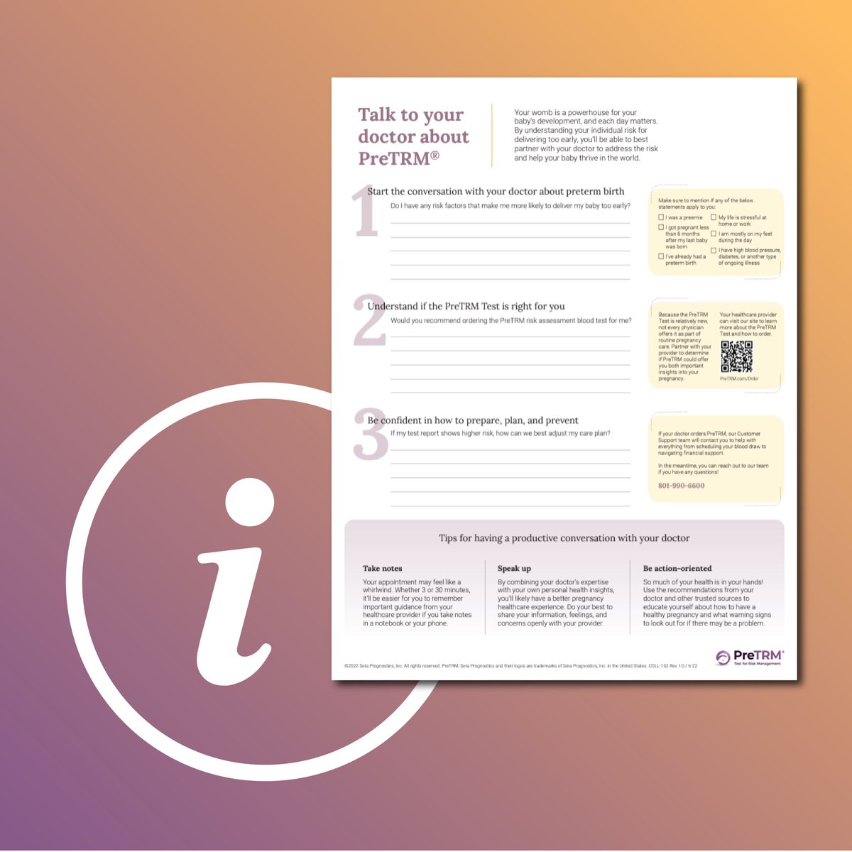 PreTRM's tweet photo. It may be difficult to know how to start a conversation with your provider about your risk of preterm
birth. To jumpstart the conversation, check out our discussion guide: https://t.co/q1QvHOXSbI https://t.co/Wa1Ogdg8E2