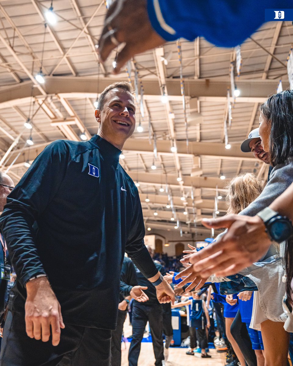 DukeMBB's tweet photo. Our House. Tomorrow night at 9. 🏰😈 https://t.co/S1JWagj4Lz