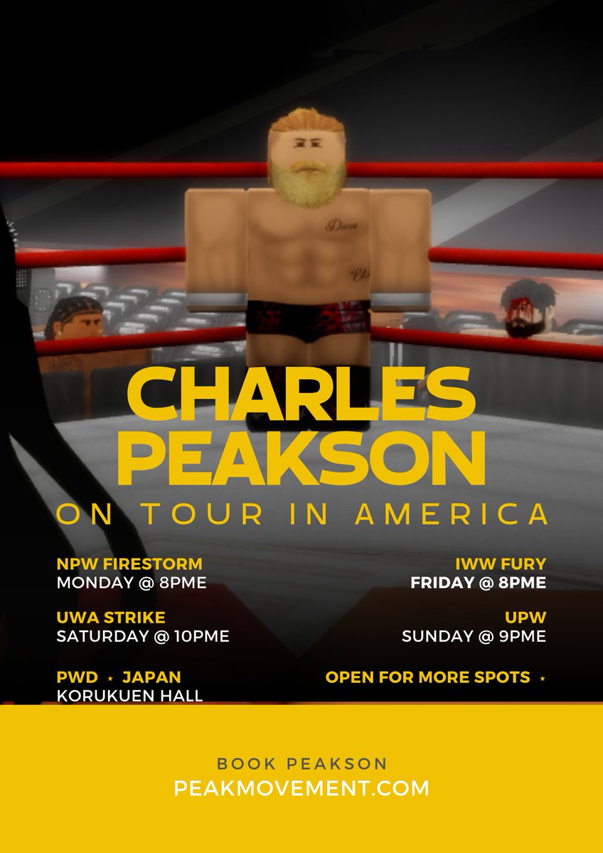 CharIesPeakson's tweet photo. OPEN NOW FOR BOOKINGS 🚨 / By the end of March I'll be taking my final decision to sign an exclusive contract with a specific company to finish my FINAL run. https://t.co/twqJZN6rlm