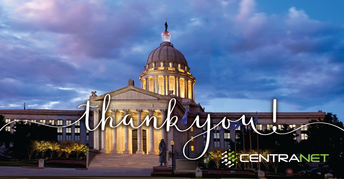 We’re excited to announce that Centranet has been awarded $16.8 million in grant funding from the <a href="/OK_Broadband/">Oklahoma Broadband Office</a> Office to further the expansion of fiber in rural Oklahoma. Thank you to Oklahoma broadband director <a href="/mikeasanders/">Rep. Mike Sanders</a> for his leadership and the rest of the OBO team.