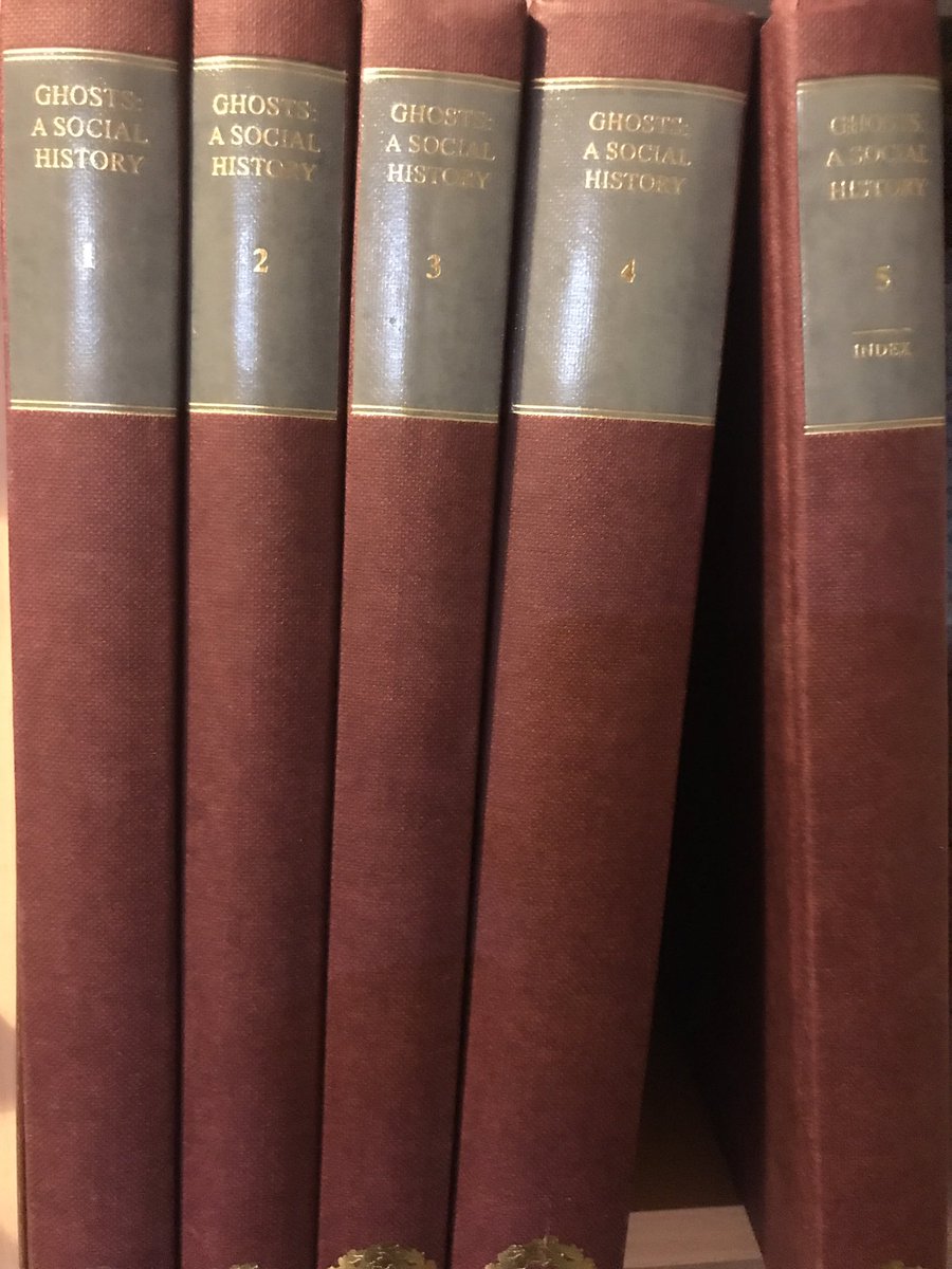 odavies9's tweet photo. Ghost history. I suspect few people have read this … 14 years ago I did a 5-volume edited collection of primary sources Ghosts: A Social History. It was very expensive. Some sample content. https://t.co/wueO5DwSH5
