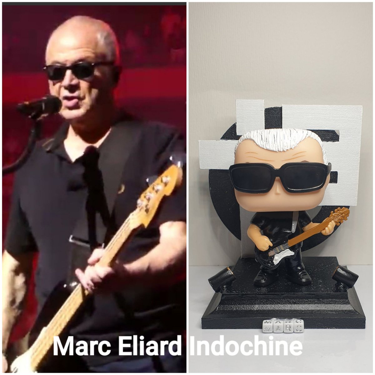 Nouvelle création  Marc Eliard du groupe Indochine pop rock français 😊.