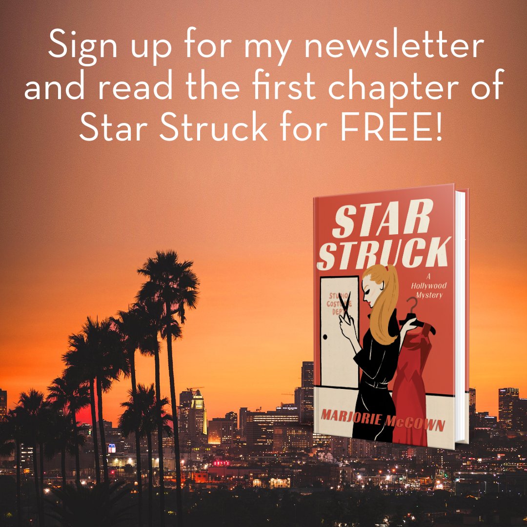 Sign up for my monthly newsletter and you’ll receive a link to download the first chapter of Star Struck. Enjoy!
marjoriemccown.com/contact/#newsl… #authornewsletter #authornewsletters #authornewslettersignup #authornewslettergiveaway #authornewslettersofbookstagram #firstchapter