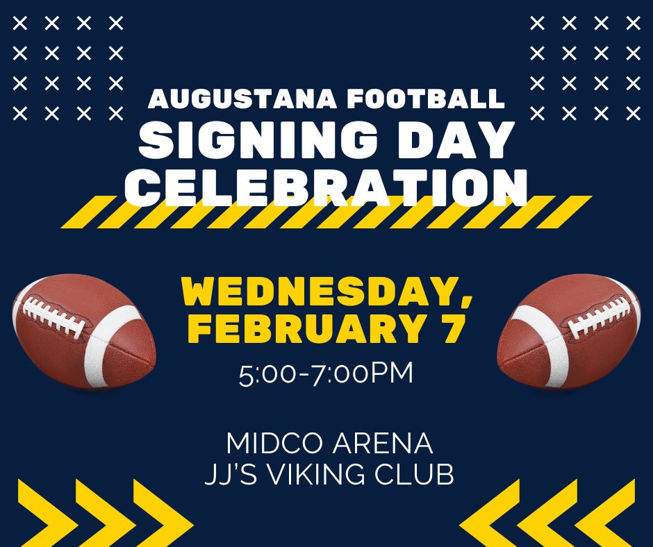 Wednesday is the day! 

Hear from <a href="/CoachOJ_/">Jerry Olszewski</a> as he shares his excitement of our 2024 Signing Class ⚔️

📍Midco Arena | JJ's Viking Club
⏰ 5 p.m.

#BeTheRock | #BuildingChampions
