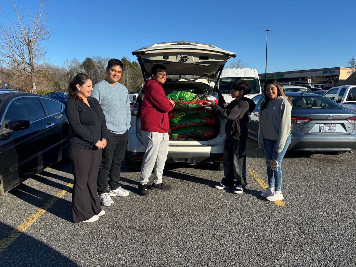 The JM Beta Club donated supplies to the Chatham Sheriff's Animal Resources. Our students love being able to help in their community and make an impact! #OneChatham #gdtbaj