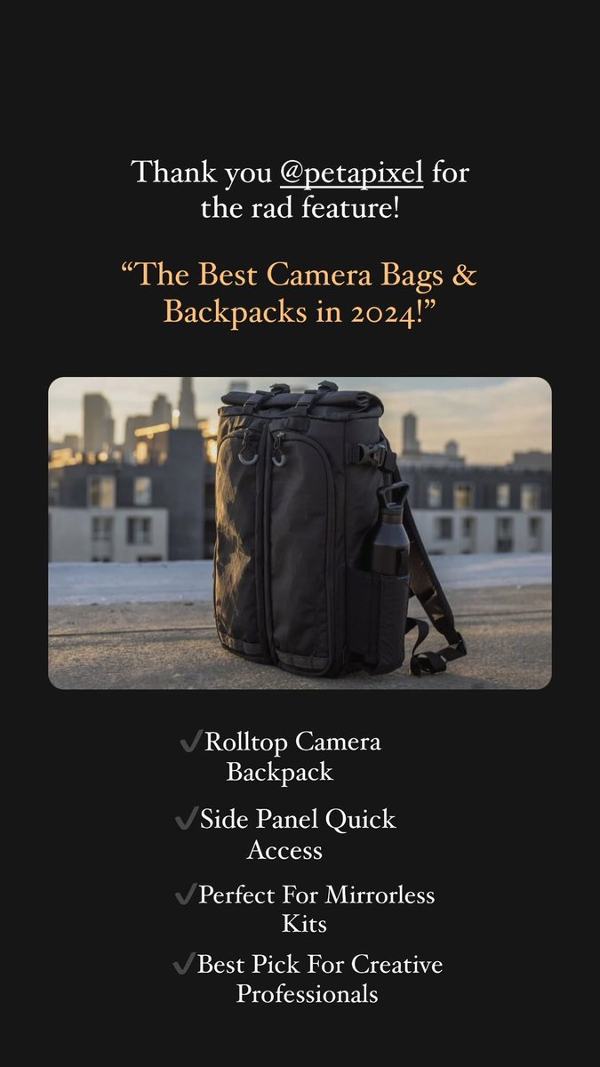 guragear's tweet image. What’s in your #photobag 😉