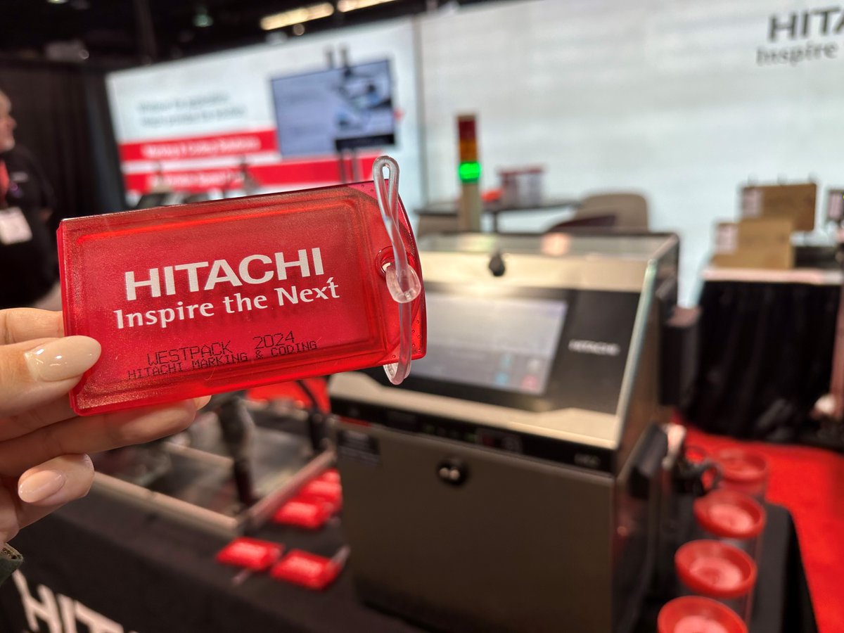 HitachiIndEquip's tweet image. Printing live in booth 5224 &amp;gt;&amp;gt;&amp;gt; tinyurl.com/336wcr6k

#IMEWest #DiscoverEngineerBuild #hitachicoding #hitachiknowledge #hitachisolutions #WestPack #WestPack2024