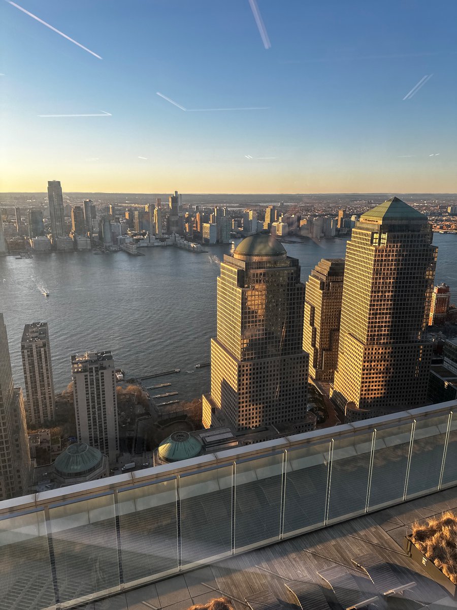 we just opened a new nyc office at 4 WTC! So in honor of that, started at the bottom (wework day passes, 2021) and now we’re here (60th floor, 2024) 🥳🥳