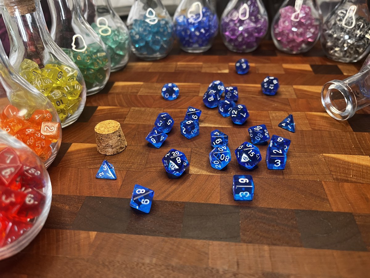 GemhammerGaming's tweet photo. These delectable diminutive dice are back in stock and are on sale!
(These are not food, please don’t eat the delicious dice.)
https://t.co/QxACZaZssF
#dnd #dnd5e #dice #d20 #diceporn #TTRPGs #rpg
#Gemhammer https://t.co/vozXXAF6kT