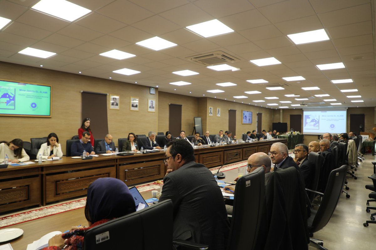 Le Président de l'Université Moulay Ismaïl de Meknès Pr. Ahmed MOUCHTACHI, Coordinateur du Réseau des Ecoles d'Ingénieurs Publiques marocaines a présidé le mardi 6 février le kick off meeting du projet de Coopération Réseau ENSA Maroc et Polytech France à la Présidence de l’UMI.