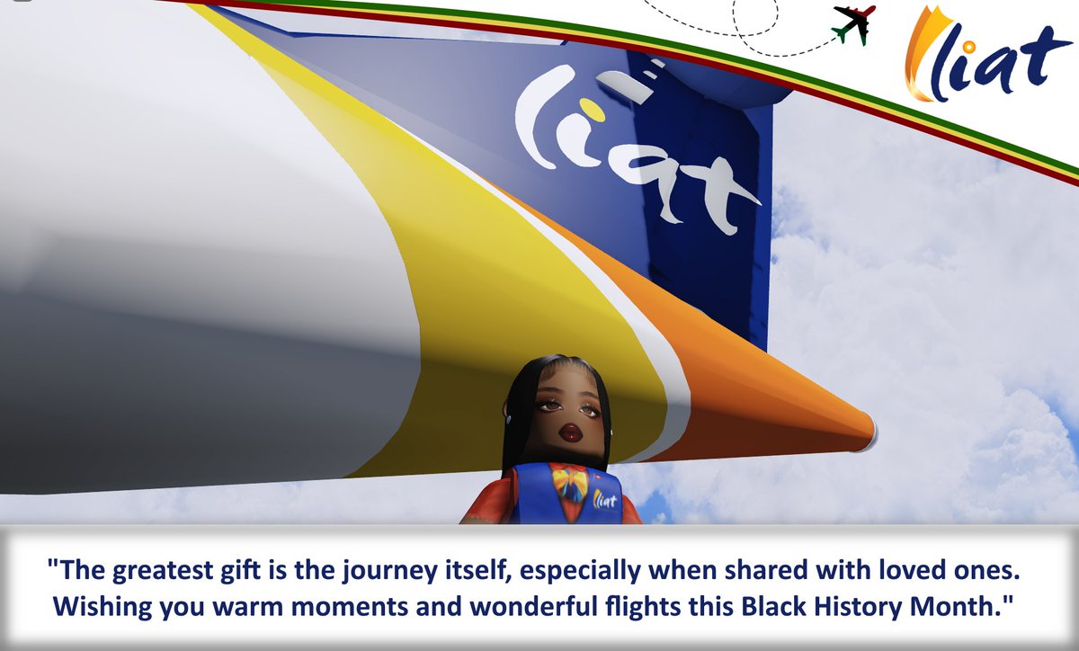 LiatRoblox's tweet photo. Escape to OUR Caribbean. 

What exciting adventures await you this February? Where can we connect you up for an unforgettable experience?

Check out our discord server for schedule updates. 

https://t.co/nxNjCqdAvQ

#TeamBlueTail #LIAT https://t.co/ZJmUi8JCbh