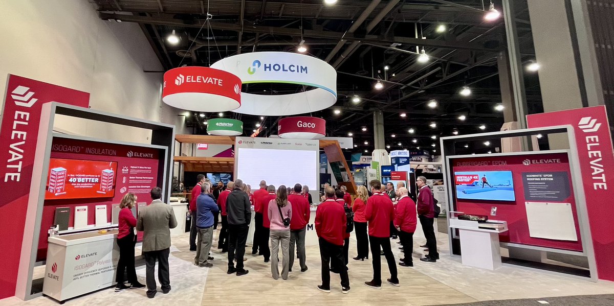 It was an honor to help our friends at Holcim in consolidating 5 different brands into 1 cohesive experience for IRE. It was especially fun to help this industry leader create a water feature demonstrating their water proofing capabilities. 

#TradeShowLife #IRE #IRE24
