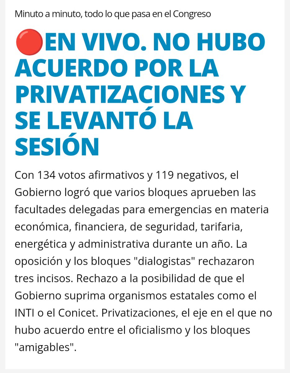 Ante las transas de la rosca, una victoria de la lucha popular y la legítima protesta! Por si alguien dudaba que salir a la calle sirve y "darle tiempo" a que Milei gestione no tiene ningún sentido. Ni un minuto de tregua ante el plan de saqueo ✊