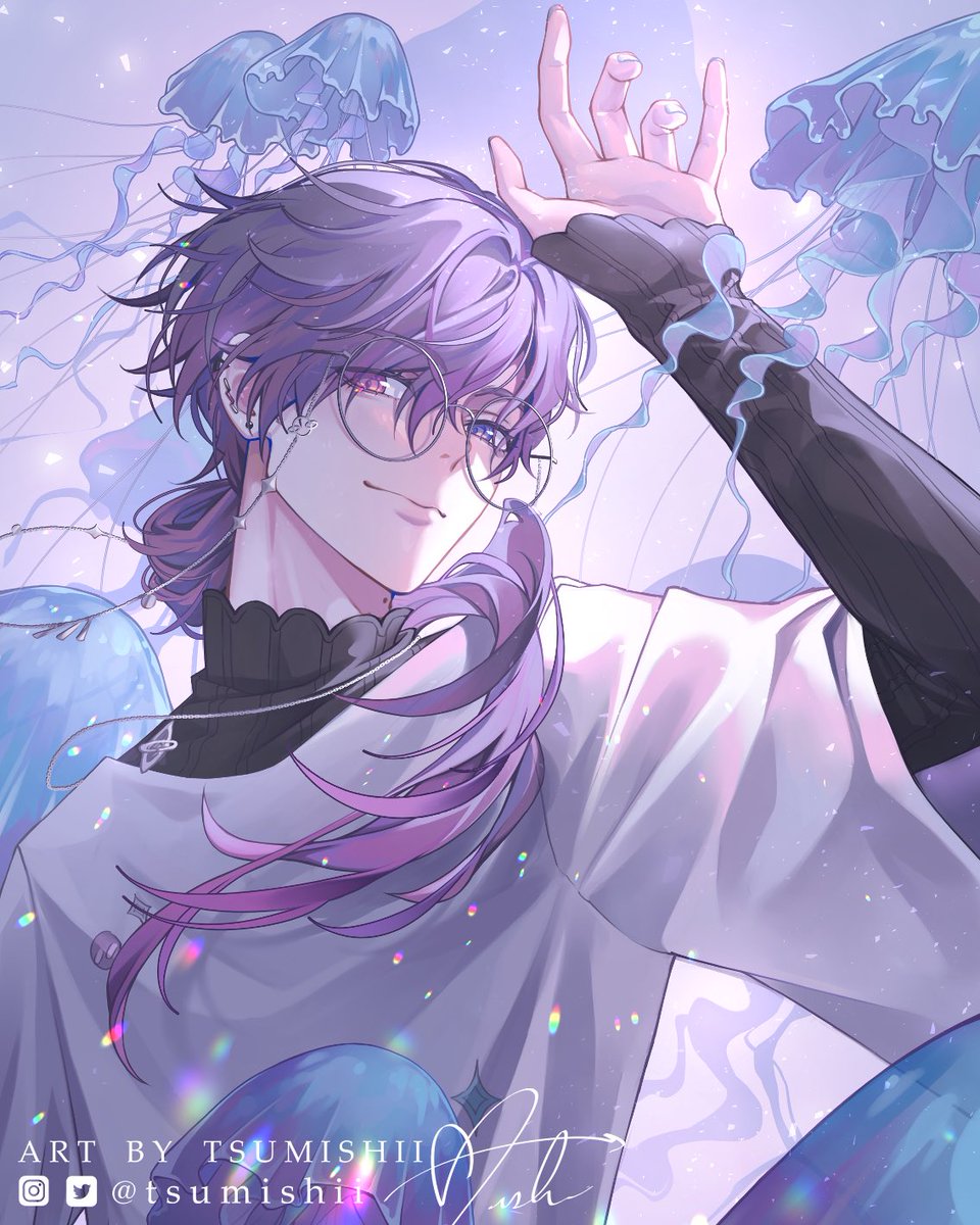 tsumishii's tweet image. Uki mama 🔮🌌 #VioletAtelier #NIJISANJI