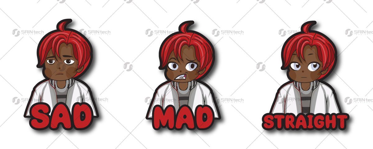SAINtech_'s tweet photo. Is anyone looking for an emotes? 🎨 #twitch #twitchaffiliate #ApexLegends #streamers #logo #need #GFX #vtubers #vrchat #banner #overlay #emotes #3dmodel #2dlivemodel #model #Genshin #anime #Vtuber #Gina #Tucker #DRIZZY #Usher #GAMETHEORY #Dreezy #Mewtwo #Tubbo #TacoTuesday #Sismo https://t.co/JQz3u8xwYP