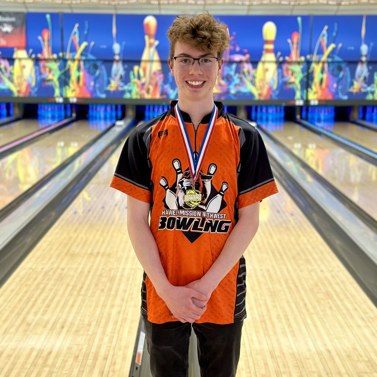 Great day on the lanes for the JV Boys at the Sunflower League Tournament. Boys finished 5th out of 14 teams. And Joey Anderson medaled in fifth place with a 551 series.