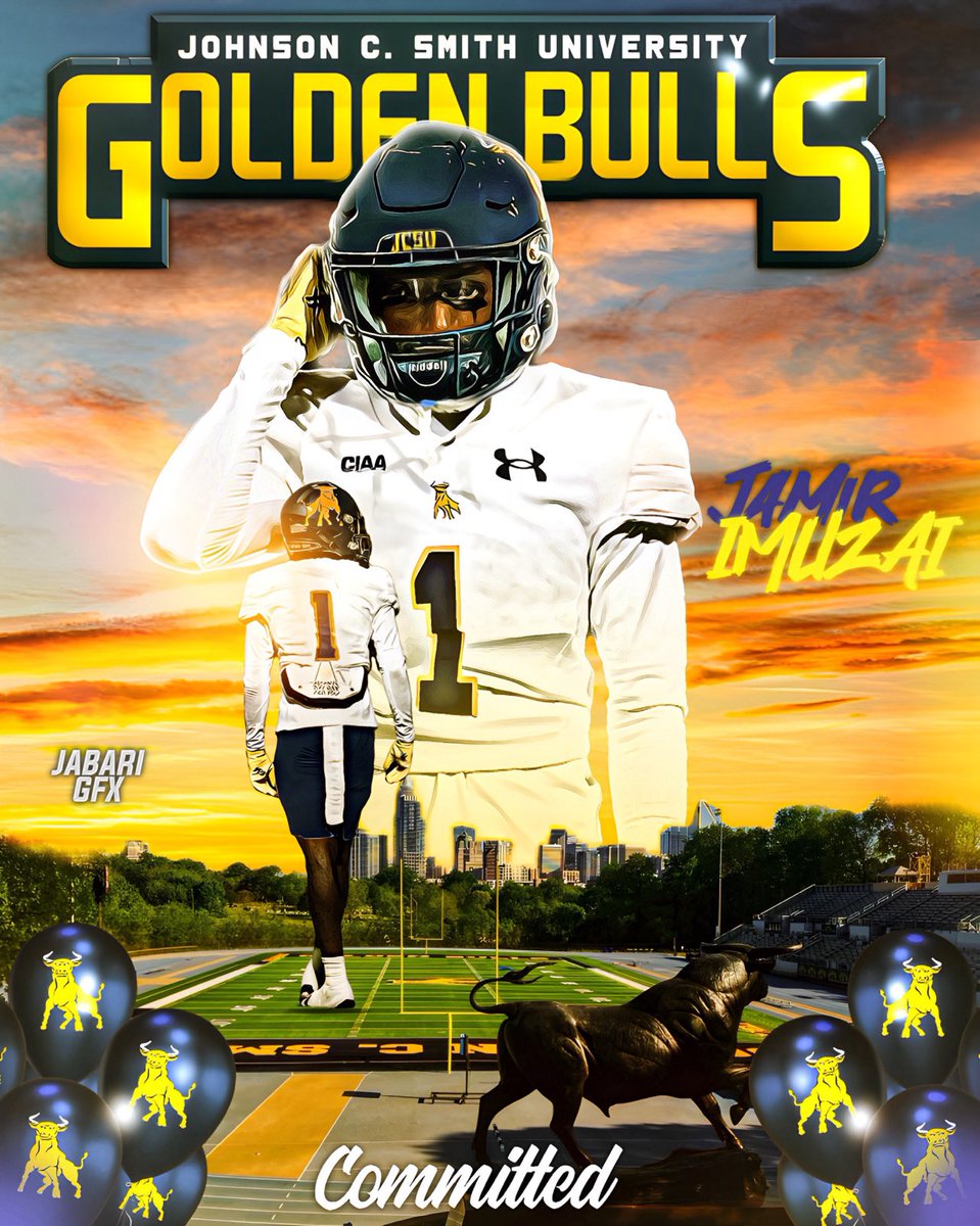 Jamir Imuzai (@jamirimuzai) on Twitter photo Blessed to say I will be committing to Johnson C Smith University🤘🏾💛 <a href="/CoachFlowers/">Coach Maurice Flowers</a> <a href="/coachworth17/">Chi-Emeke Worthington</a> <a href="/coachTWoff/">Todd Wofford</a> @skrrtlab <a href="/AbrahamHolloway/">Coach Ham</a> <a href="/COACH_GOODWELL/">Tim Goodwell</a> <a href="/prioleau21/">CoachPrioleau21</a> <a href="/HBCUSports1/">HBCU Premier Sports & More</a> Blessed to say I will be committing to Johnson C Smith University🤘🏾💛 <a href="/CoachFlowers/">Coach Maurice Flowers</a> <a href="/coachworth17/">Chi-Emeke Worthington</a> <a href="/coachTWoff/">Todd Wofford</a> @skrrtlab <a href="/AbrahamHolloway/">Coach Ham</a> <a href="/COACH_GOODWELL/">Tim Goodwell</a> <a href="/prioleau21/">CoachPrioleau21</a> <a href="/HBCUSports1/">HBCU Premier Sports & More</a>
