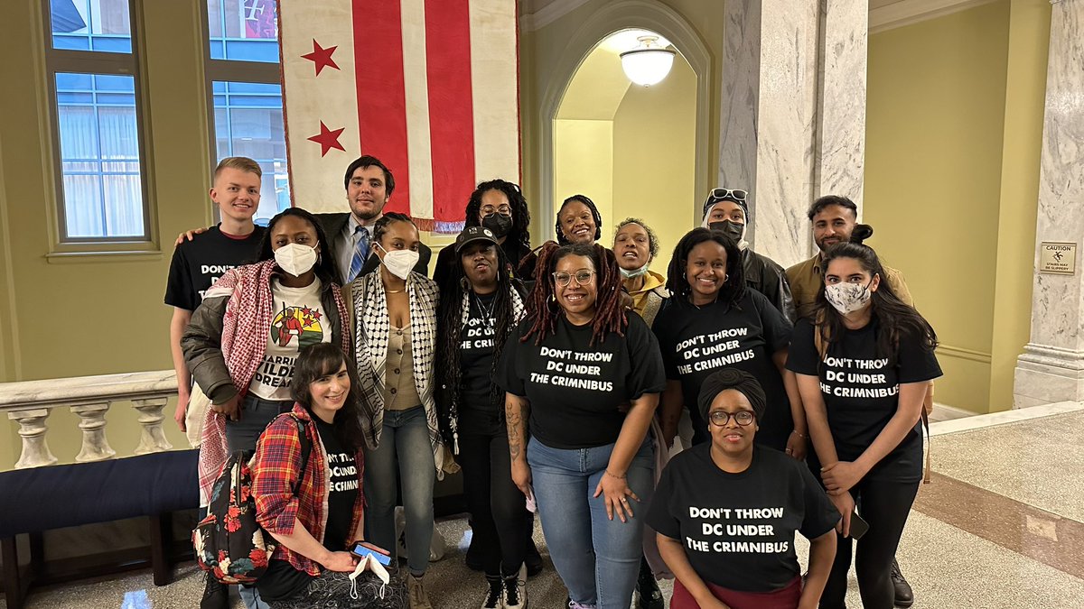 We keep up safe and we keep us free! 

✅Pre-trial amendment passed 
✅DNA amendment passed 
✅Expungement and record sealing passed!!! 

We will continue to chip away at the #SecureDC omnibus until all the harmful provisions are stricken!