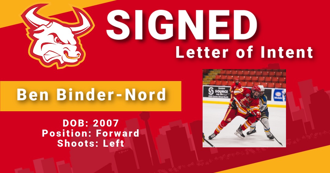 The Calgary Canucks are excited to announce the signing of Calgary forward Ben Binder-Nord! Ben comes comes from the <a href="/edgeschool/">Edge School</a> U18 (CSSHL) and has played 5 games with the Canucks as an AP! #GoNucks #NucksNation #AlbertaBuilt