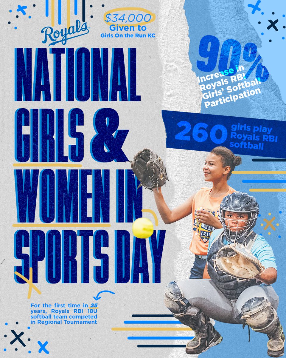 Celebrating girls and women in sports today and every day! 🥎💙