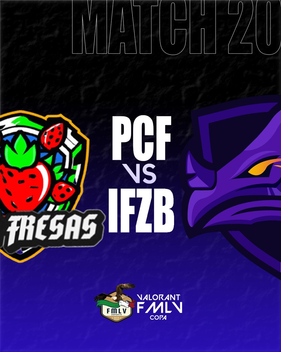 Match del dia de hoy en la FMLV CUP 3🏆

<a href="/PicafresasPCF/">Picafresas Team</a>🆚 @InfiriumzGaming

Transmision en vivo 🟣
Horario: 7:00 PM CDMX ⏱️
twitch.tv/fmlvesports

🎙️ @Kiresito1

#VALORANT #TWITCH #FMLVCUP3