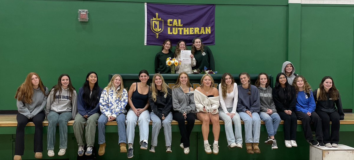HarborAthletics's tweet photo. Congratulations to Senior Ava Root for signing her LOI to play soccer at Cal Lutheran ⚽️ 🏴‍☠️

#PiratesSailingOff https://t.co/8GIx0s88ge