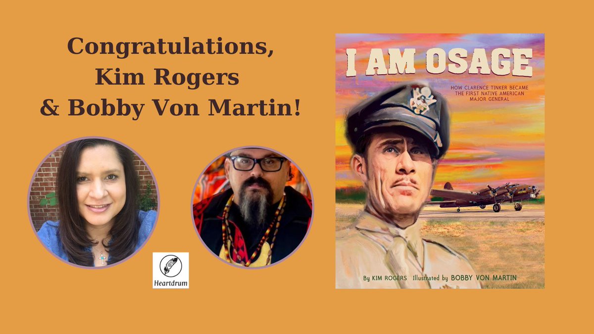 Now available: I AM OSAGE: HOW CLARENCE TINKER BECAME THE FIRST NATIVE AMERICAN MAJOR GENERAL by @kimrogerswriter (Wichita and Affiliated Tribes) & Bobby Von Martin (Choctaw Nation of OK)(Heartdrum)! @HarperChildrens @HarperStacks @diversebooks