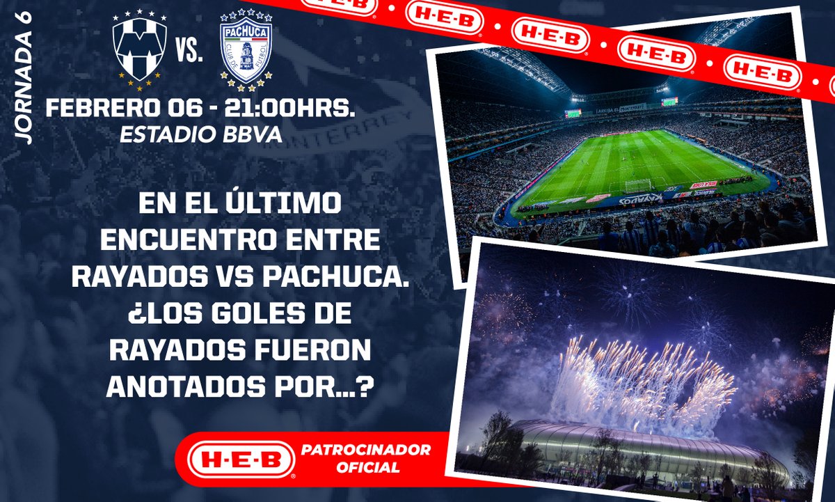 HEB_mexico's tweet photo. H-E-B te invita a apoyar a @Rayados desde el BBVA 🏟️💙🤍
👉 🎟️ Sigue estos pasos y gana boletos: 
❇️ Comparte esta publicación ↩️
❇️ Deja en comentarios tu respuesta 💬
❇️ Revisa Términos y Condiciones.
¡Listo! Ya estás participando.
Suerte a todos ✨ https://t.co/LLNxFYjyUn