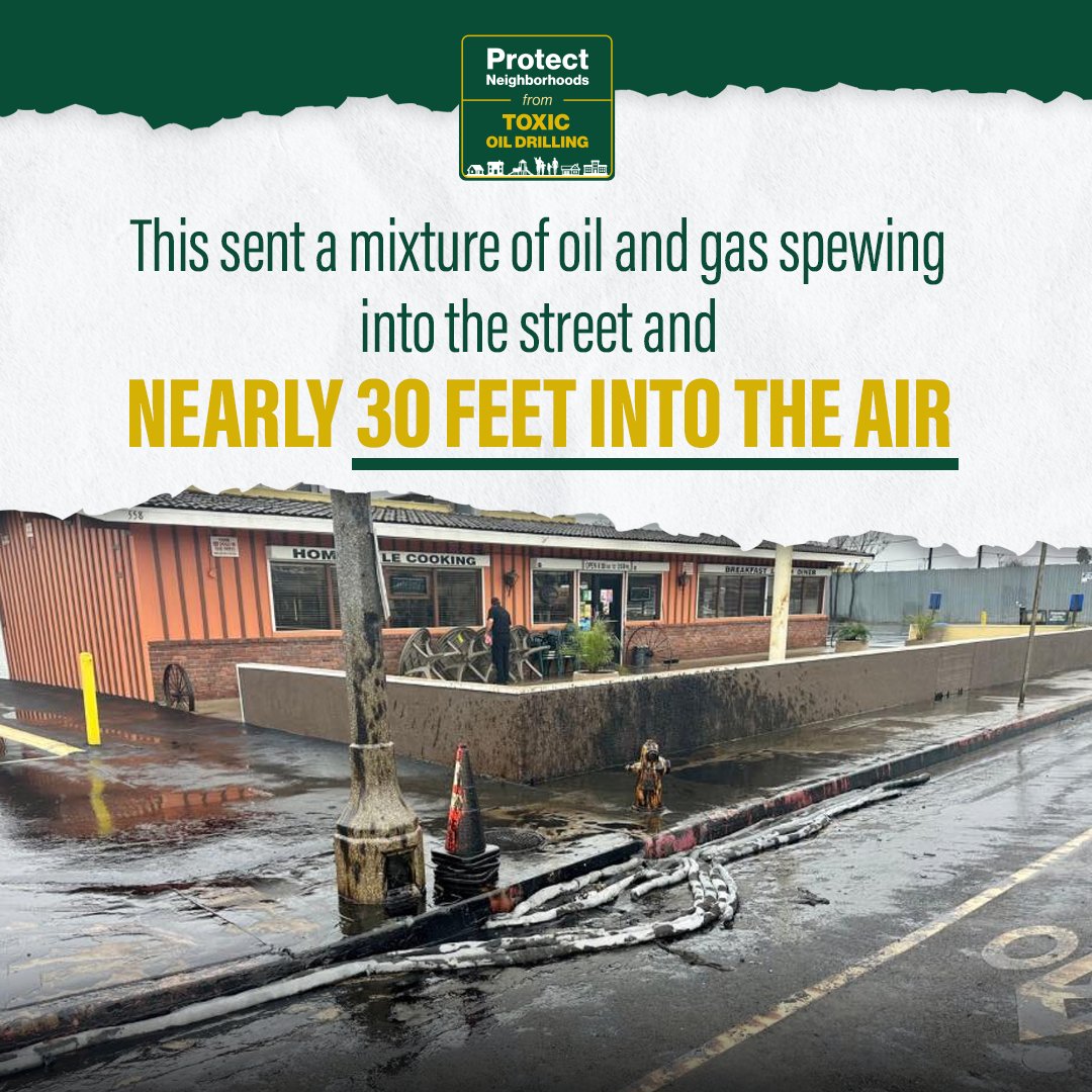 cleanhealthyCA's tweet photo. This is just one example of a community that continues to be devastated by the effects of toxic drilling. We need to get oil drilling out of our neighborhoods and KEEP the law this November to prevent any more incidents like this https://t.co/KkF5ctlUDI