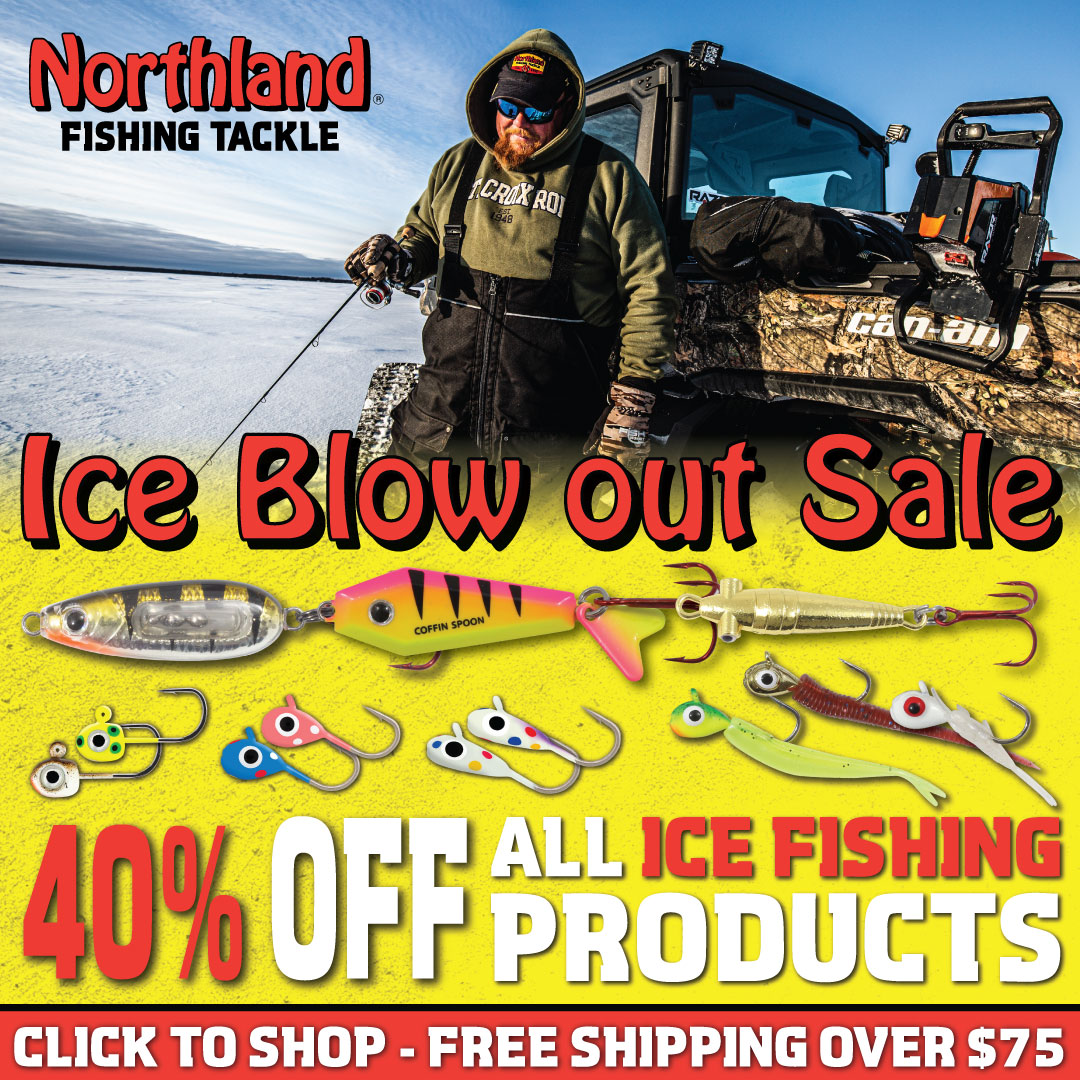 Northland Tackle on X: 40% OFF ICE BLOW OUT SALE