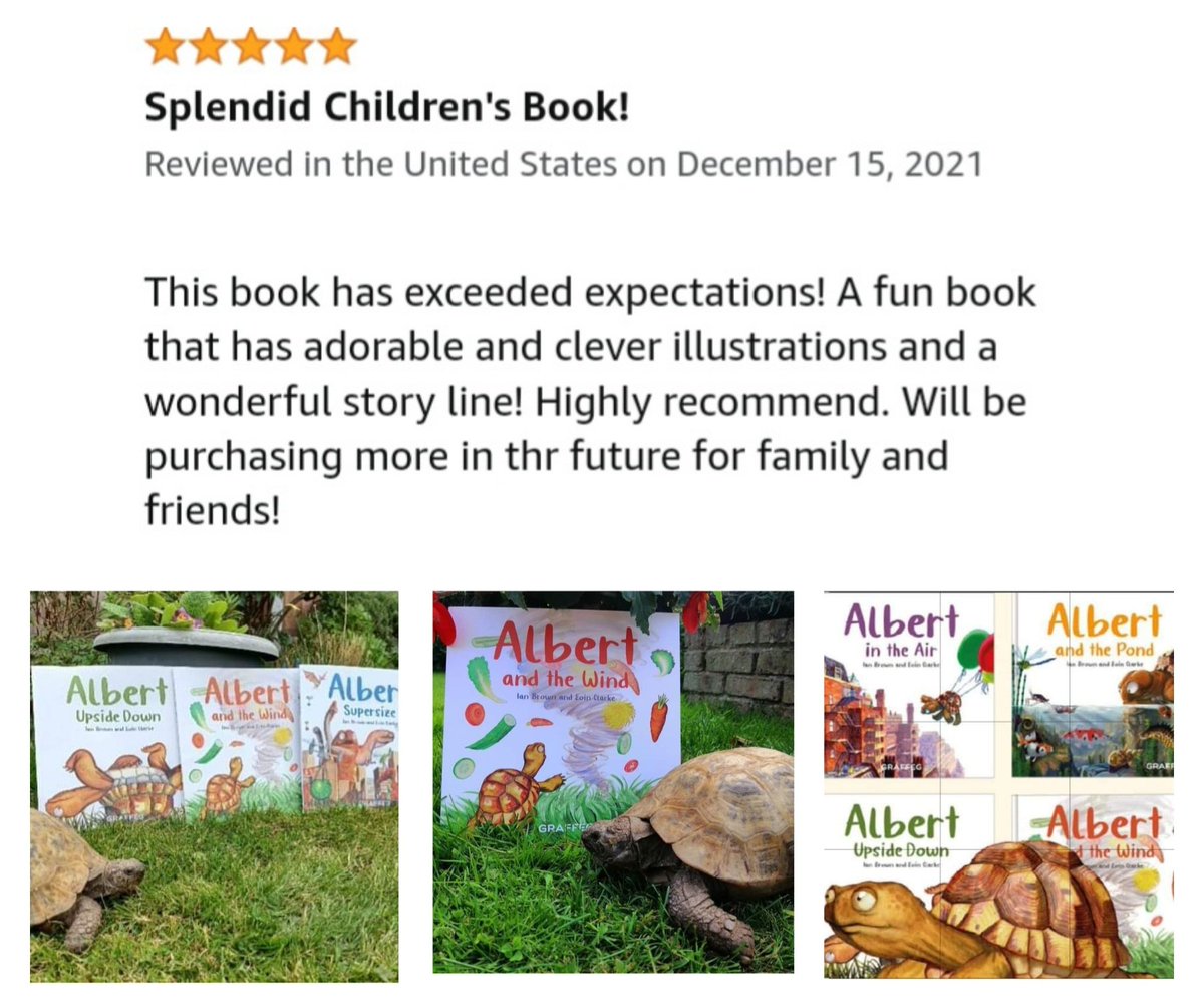 AlbertTortoise's tweet photo. FUN, ADORABLE, CLEVER.. Ace 5* #Praise for #ALBERTthetortoise #picturebook ALBERT AND THE WIND. Please keep posting YOUR #BookReviews. #AvailableNow with five more ALBERT #picturebooks, #BoardBook and #ActivityBook. https://t.co/sGYhBlFUhP
#tortoise #illustrations #bookser https://t.co/robrPxMhtU