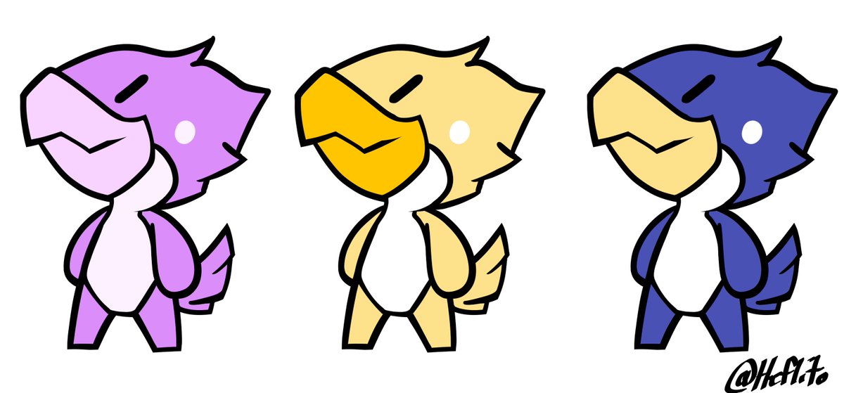 Heflito's tweet photo. I’m sure someone has or will do it better lol. But, I was playing around with a design for Dragoons migrating to Dokibird. I kinda like it.
#DokiGallery #drawgoons https://t.co/1u7xBjw4B4
