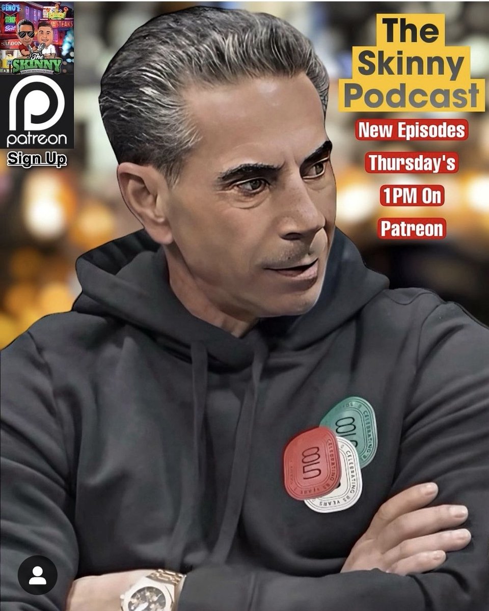 Just wrapped up my appearance on  @TheSkinnywithJoeyMerlino  . Always appreciate the invitation and our discussions. Thank you, my friend and Lil Snuff. Please be sure to join Joey's Patreon. You are not gonna want to kiss this one. AIRING THURSDAY patreon.com/THESKINNYWITHJ…