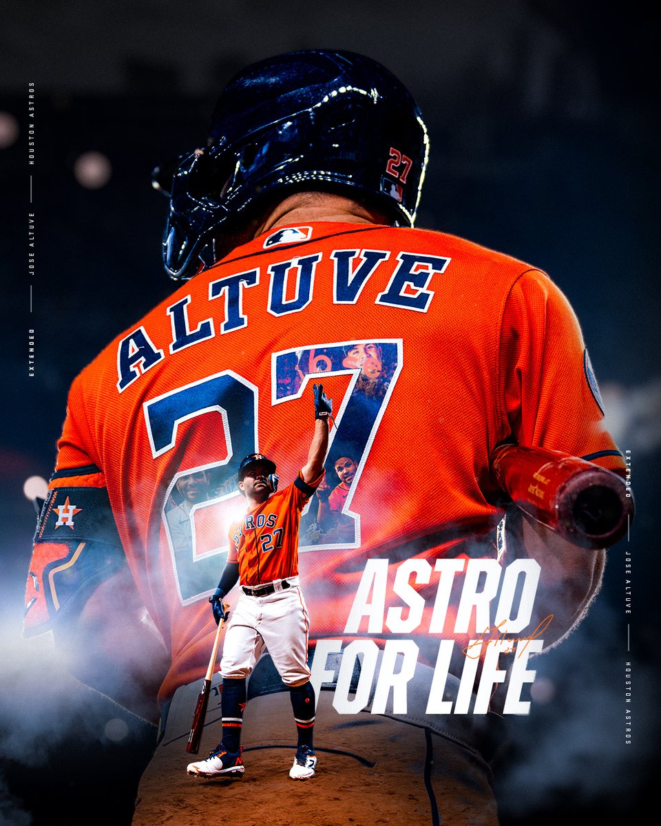 Jose Altuve will be an Astro for life.