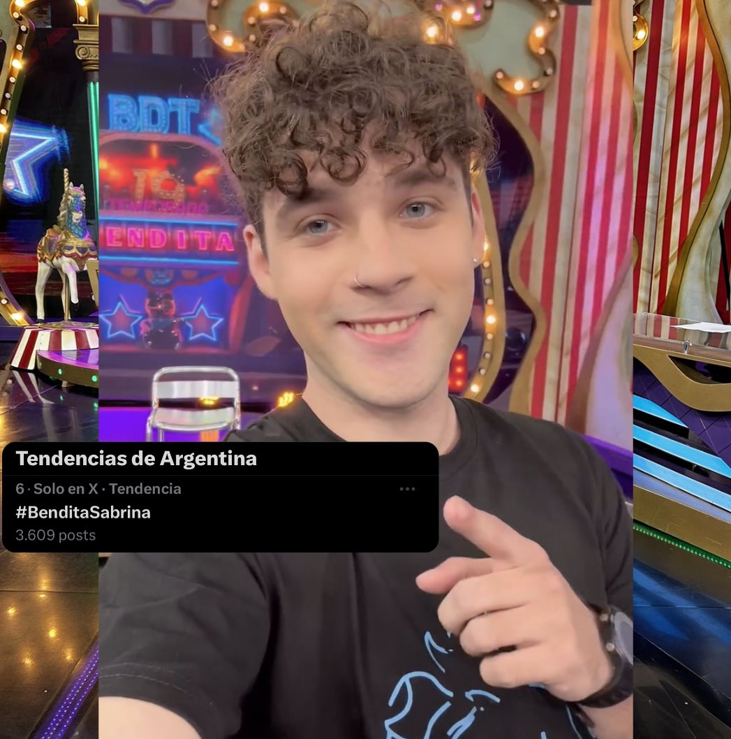 frodoneta97's tweet photo. A tan solo minutos que empiece @BenditaOk y ya entramos al top 10 en el trending topic argentino.

#BenditaSabrina se posiciona en el puesto número 06 de tendencias.

¡Sigamos así comunidad! 

Cc: @agustinguardis @elbetocasella @BenditaOk @forofms @francocasellaok @TanoNieto https://t.co/15LVe9nbfp