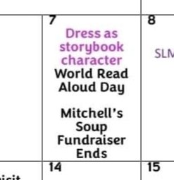 Just a reminder...here's what's happening tomorrow at BHS!