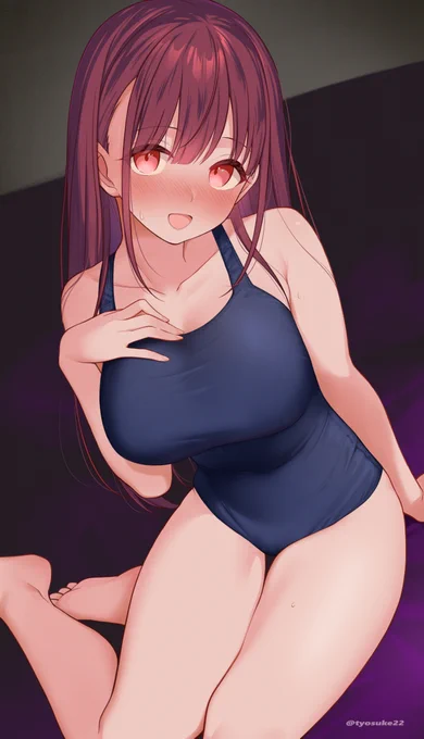 ちょすけさんにちょこ先輩差分を描いて頂きました!ありがとうございます 