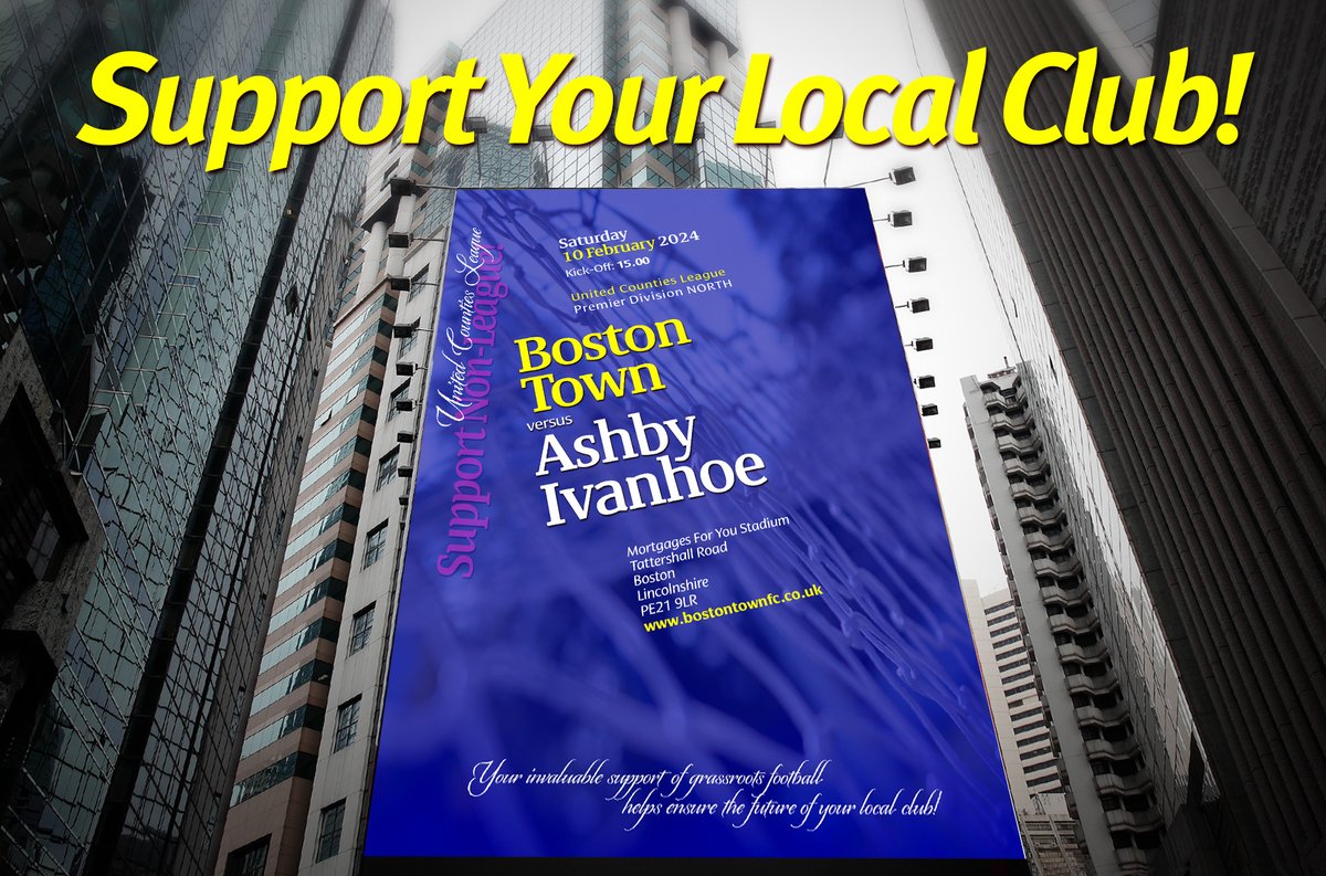 thejakewhiteley's tweet image. Closer to home, fans of #StepFive non-league can get their footie-fix at the home of #ThePoachers as @bostontownfc welcome @AshbyIvanhoe_FC in @utdcos action on Sat 10/2/24. Be sure to check the host club's social-media/website for all info re KO/Admission Prices, etc!...