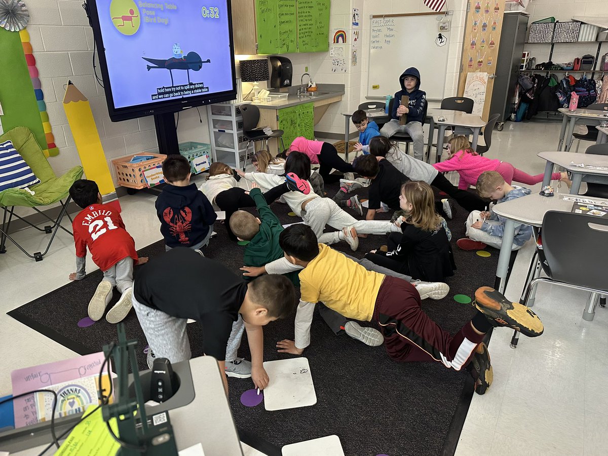 Miss Rosenthal (@miss_rosenthal) on Twitter photo Our new favorite brain break is from <a href="/ScratchGarden/">Scratch Garden</a> with their salamander yoga. Best way to transition into UFLI from Hive time! Consistently impressed with their yoga skills! 🧘🏽♀️🧘🏿♂️🧘🏼♀️🧘🏻♂️🧘🏾♀️🧘🏾♂️<a href="/HovatterES/">Hovatter Elementary</a> Our new favorite brain break is from <a href="/ScratchGarden/">Scratch Garden</a> with their salamander yoga. Best way to transition into UFLI from Hive time! Consistently impressed with their yoga skills! 🧘🏽♀️🧘🏿♂️🧘🏼♀️🧘🏻♂️🧘🏾♀️🧘🏾♂️<a href="/HovatterES/">Hovatter Elementary</a>