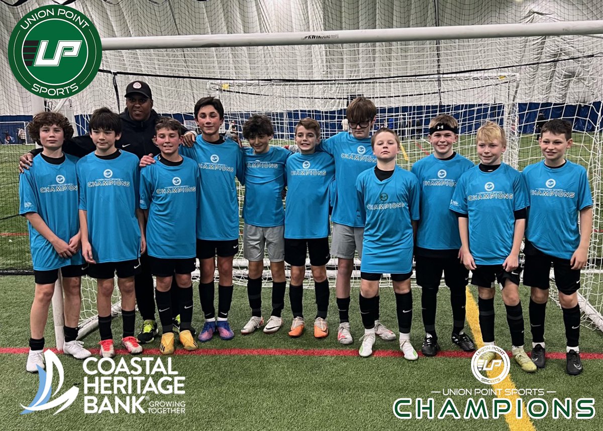 Congratulations to our U14 boys and girls division champions for youth soccer session # 1! @masscityfc U14 DPL for u14 Girls &amp; @masscityfc U13 NAT ADV for u14 Boys! 🏆⚽️ #unionpointsports #indoorsoccer #youthsoccer