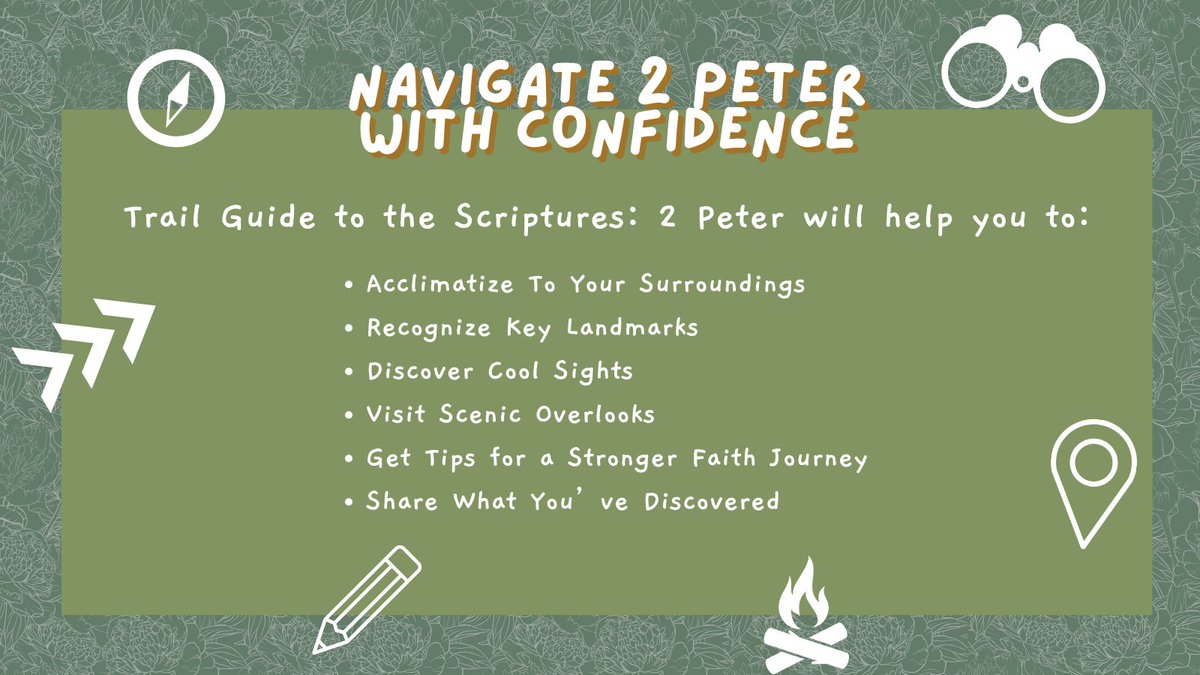 invite_ministry's tweet photo. Your trail guide is organized to help you traverse the pages with Scripture with ease. Order your copy today at https://t.co/lzajXkEBX4.

#TrailGuide #2Peter #ShaneLBishop https://t.co/77GG7gGxnx