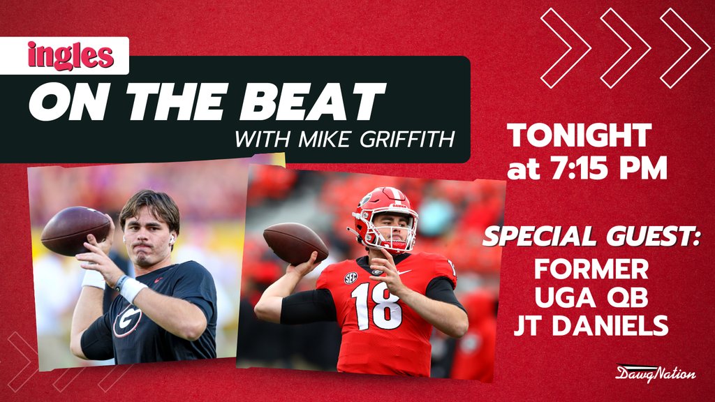 DawgNation's tweet image. Join us tonight at 7:15 PM as Mike chats about the transfer portal and Todd Monken with JT Daniels.

#OntheBeat #UGA #DawgNation #GoDawgs