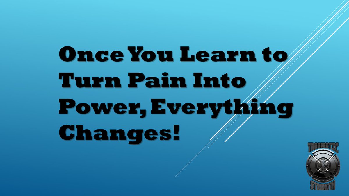 🚨🚨🚨🚨🚨🚨

Trauma carries with it a power.
Power that can work for, or against you.

What will you do with that power?
#traumaticstrength