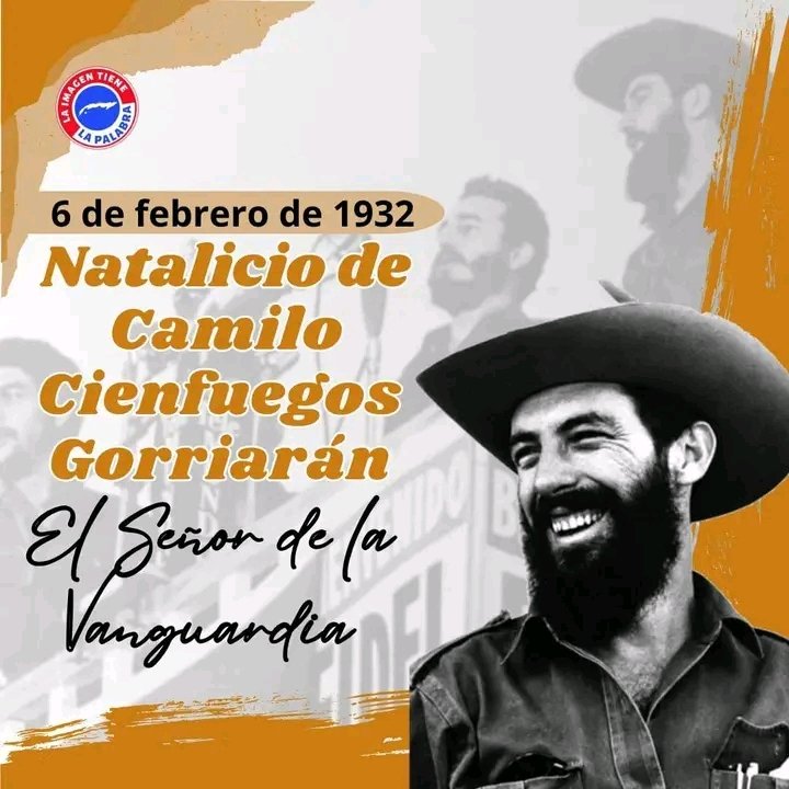 Capitán  tranquilo paloma y león cabellera lisa y un sombrero alón, #Camilo es la imagen del pueblo. #FidelPorSiempre  #EstaEsLaRevolución  <a href="/LogVanguardia/">Logística de Vanguardia</a> <a href="/MinfarC/">Minfar_Cuba</a> <a href="/Ucimed_Cuba/">Jóvenes Por La Vida</a>