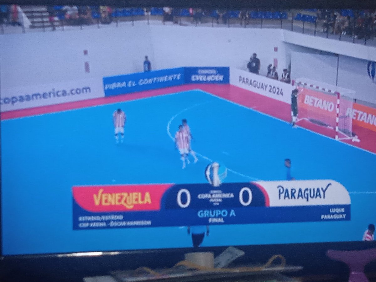 #Venezuela #VinotintoFutsal🇻🇪 empata a 0 con el local #Paraguay en #CopaAmérica #Futsal