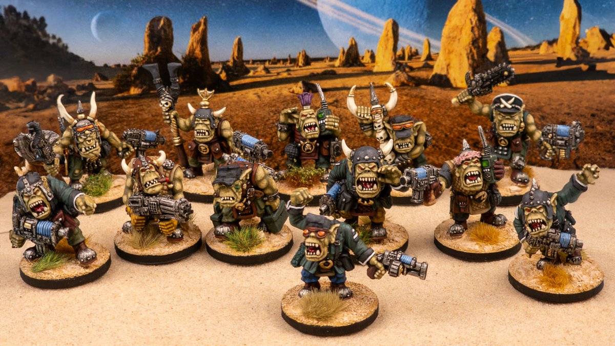 The first of Regiment Games' new Cosmic Orcs are available from Badger Games. Have a look! #Adepticon #wargaming #miniaturepainting badgergames.com/product/regime…