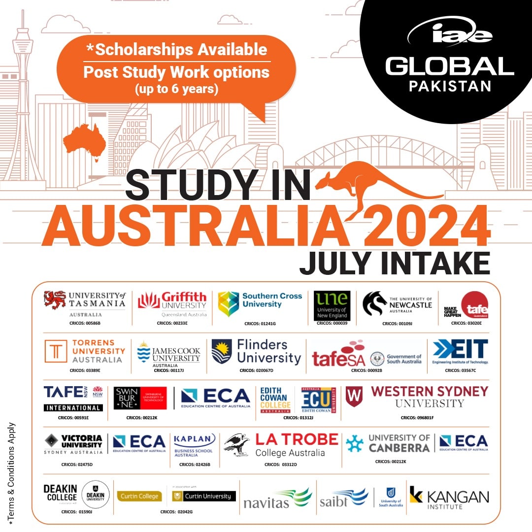 iae_Global_Pak's tweet photo. Study in #Australia 🇦🇺July 2024. If you are determined to make a breakthrough in your career then come and meet #AustralianGraduates. 
#studyabroad #studyabroadconsultants #studyinaustralia #admissions2024 #scholarships #HigherEducation #dreamcareer #australianeducation #invest https://t.co/WdQ2ERWYp2