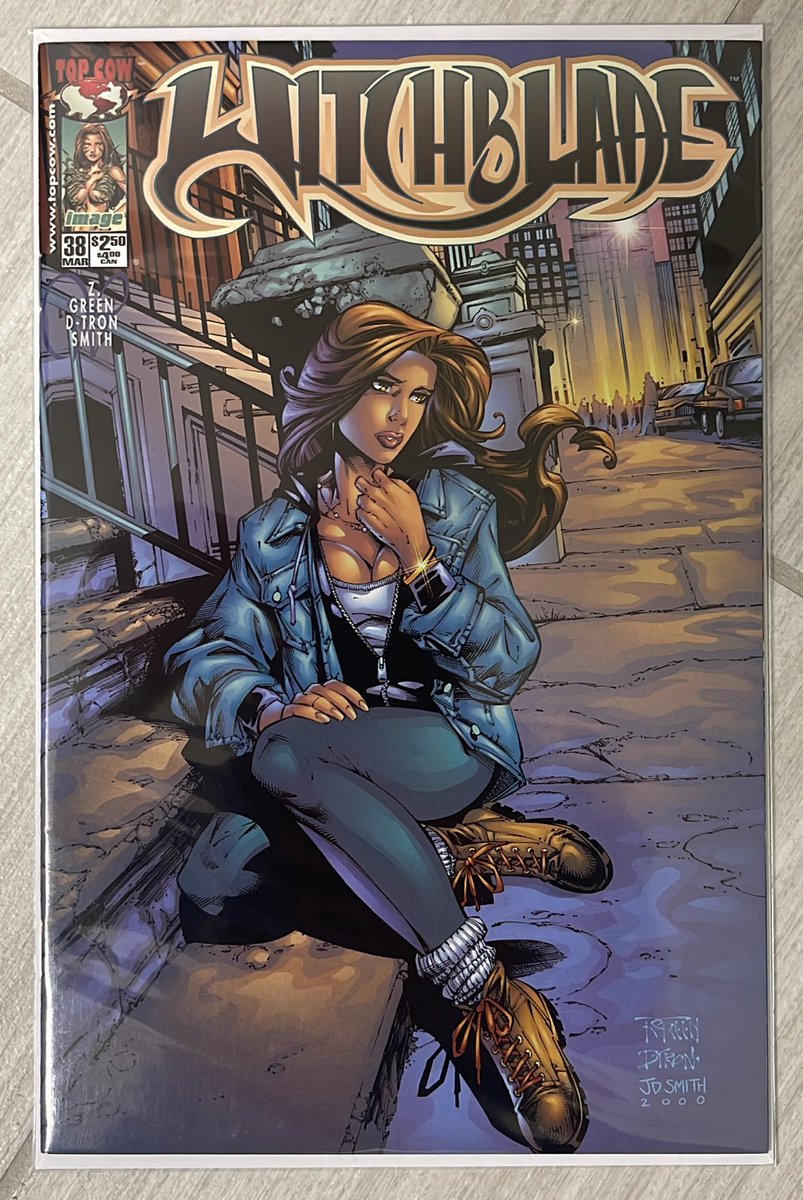 Long day at work but still time for tonight’s @TopCow classics! First up tonight is Witchblade #38! The creative team of Z, @randygreenart1 D-Tron, and JD Smith have done a great job on the title… #Witchblade #topcow #comics