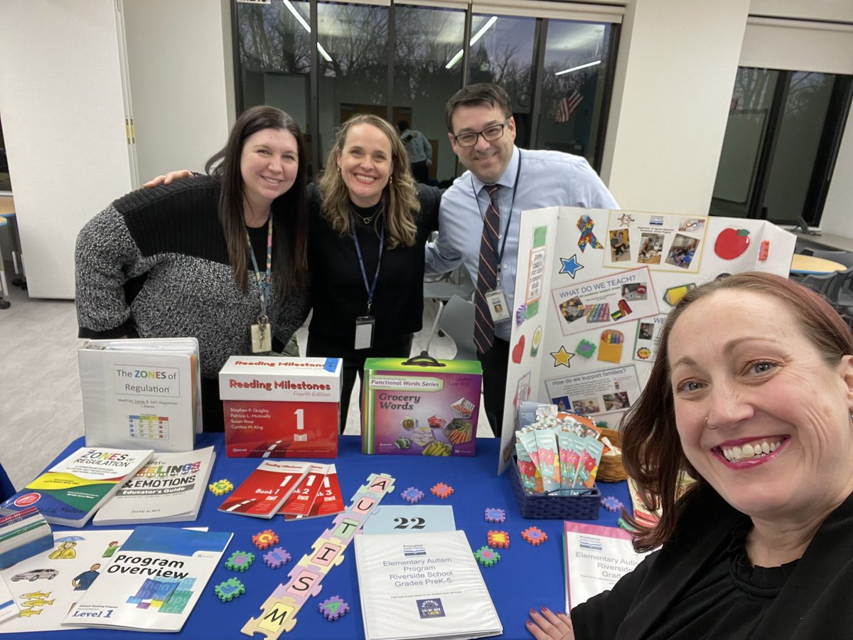 Such a fantastic evening last night with the “dream team” showcasing our elementary autism program at the State of the District night #autism  <a href="/princetonK12/">PrincetonK12</a>